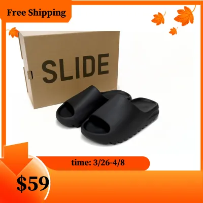 (Limited time special price 59)adidas Yeezy Slide Onyx, HQ6448  01