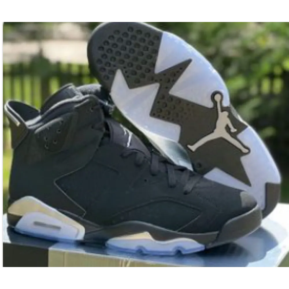 PKGoden Air Jordan 6 Black Silve,DX2836-001