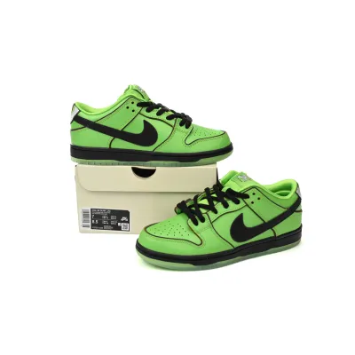 GET The Powerpuff Girls x Nike SB Dunk Low Buttercup,FZ8319-300 02