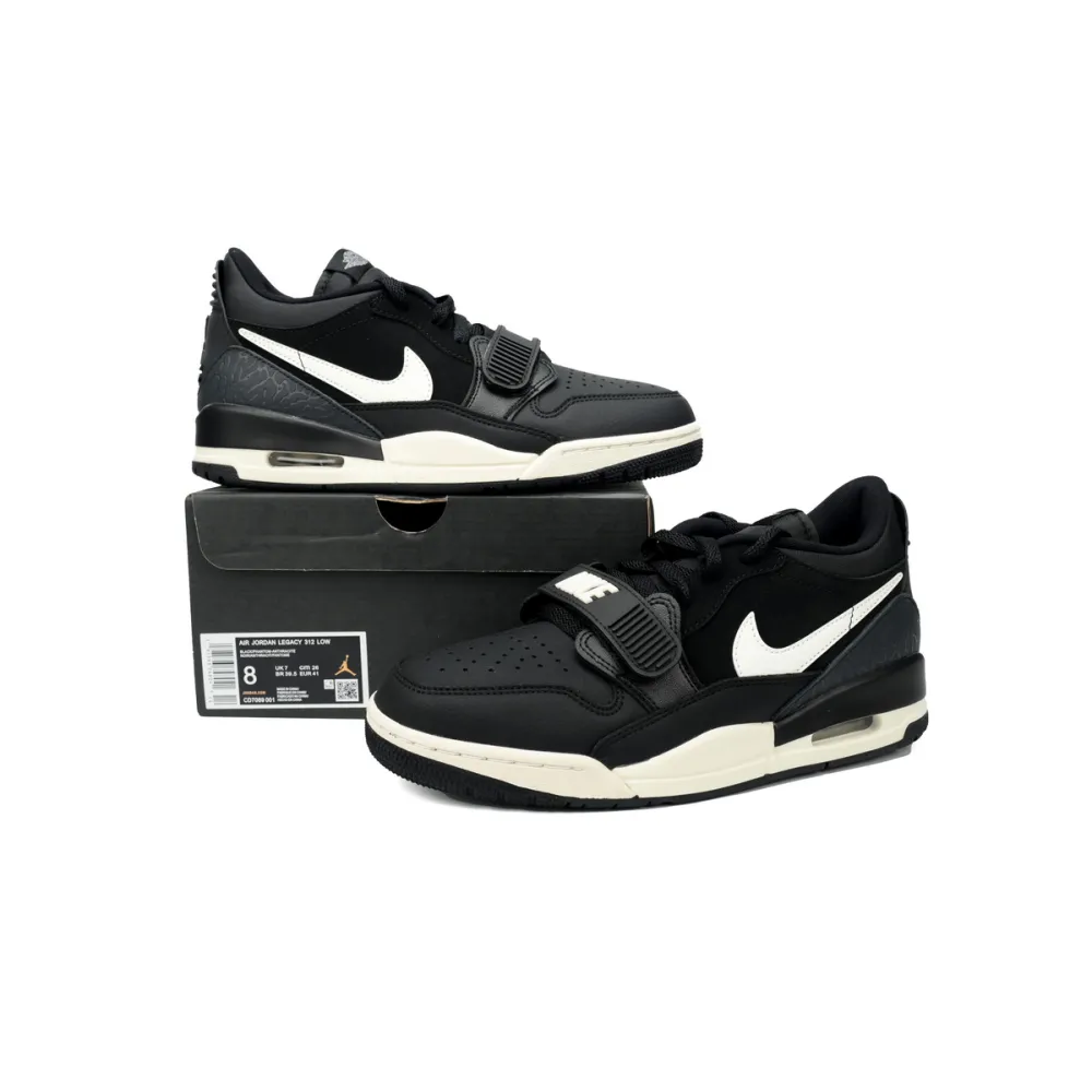 GET Jordan Legacy 312 Low Black Anthracite CD7069-001