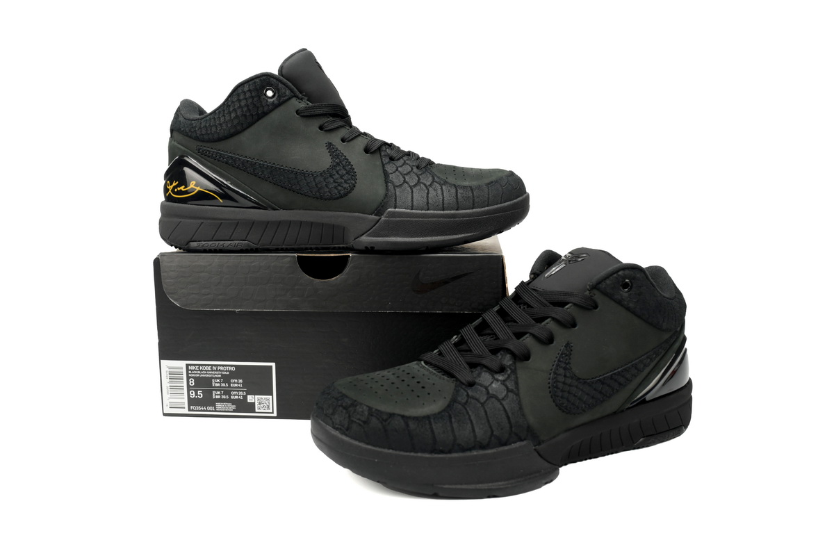 PKGoden Kobe 4 Protro Black Mamba FQ3544-001