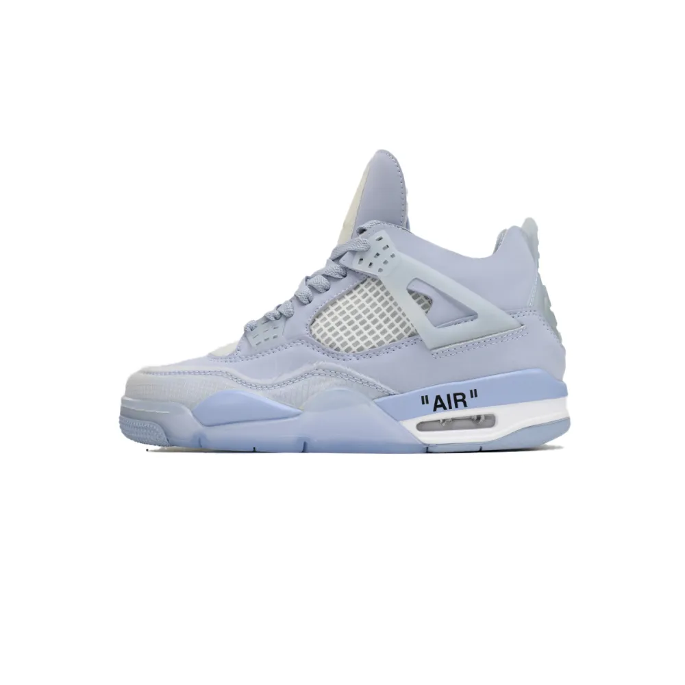 GET Off-White x Air Jordan 4 Sail, CV9388-102