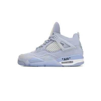 GET Off-White x Air Jordan 4 Sail, CV9388-102 01