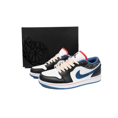 Special Sale Air Jordan 1 Low SE Black Industrial Blue FV3622-141 02