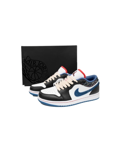 POP  Air Jordan 1 Low SE Black Industrial Blue FV3622-141 02
