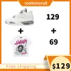 PKGoden Air Jordan 4 Retro White Oreo and Hellstar T-Shirt 507