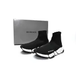 Uabat Balenciaga Speed 2.0 Black White 617239W2DB21015