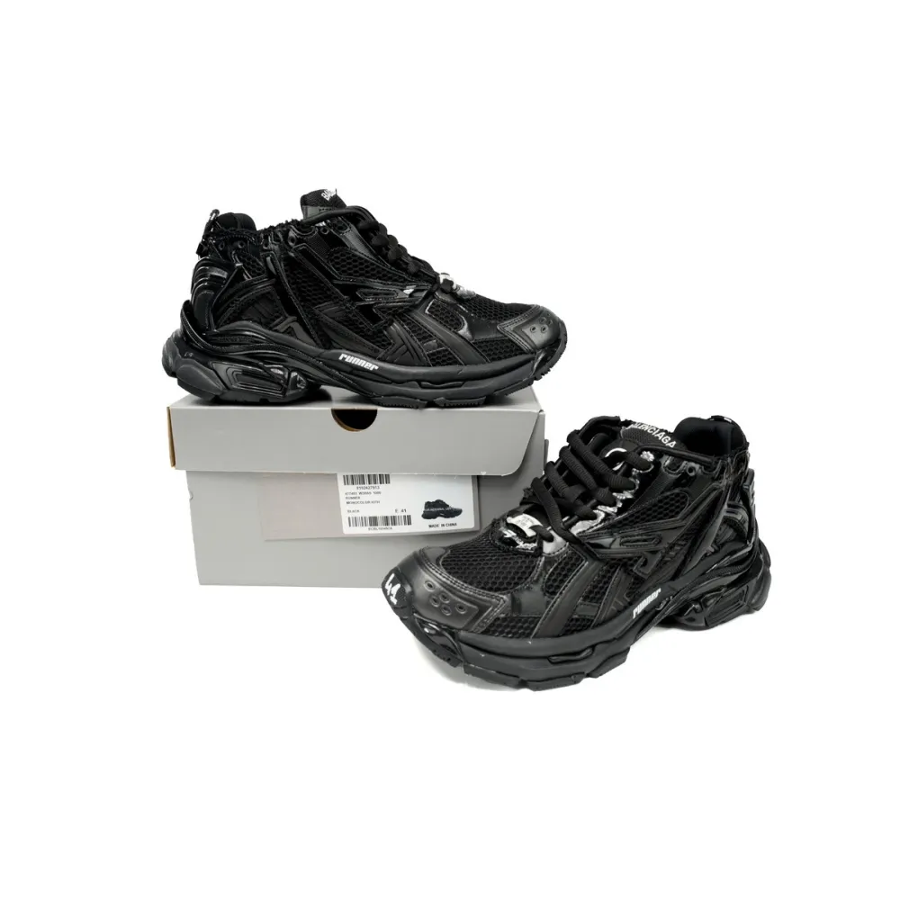 Uabat Balenciaga 7th Runner Black 656065W3RA11000 / 677403W3RB11000
