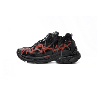 PKGoden Balenciaga 7th Runner Black And Red Characters 677402 W3RB1 0102