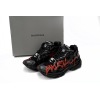 LJR Balenciaga 7th Runner Black And Red Characters 677402 W3RB1 0102