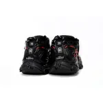 Uabat Balenciaga 7th Runner Black And Red Characters 677402 W3RB1 0102