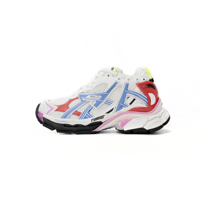 LJR Balenciaga 7th Runner White Blue Red 677402 W3RB6 9645