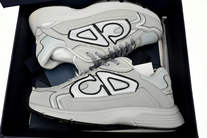 PKGoden  Dior B30 Light Grey Sneakers Grey 3SN279ZND-H860