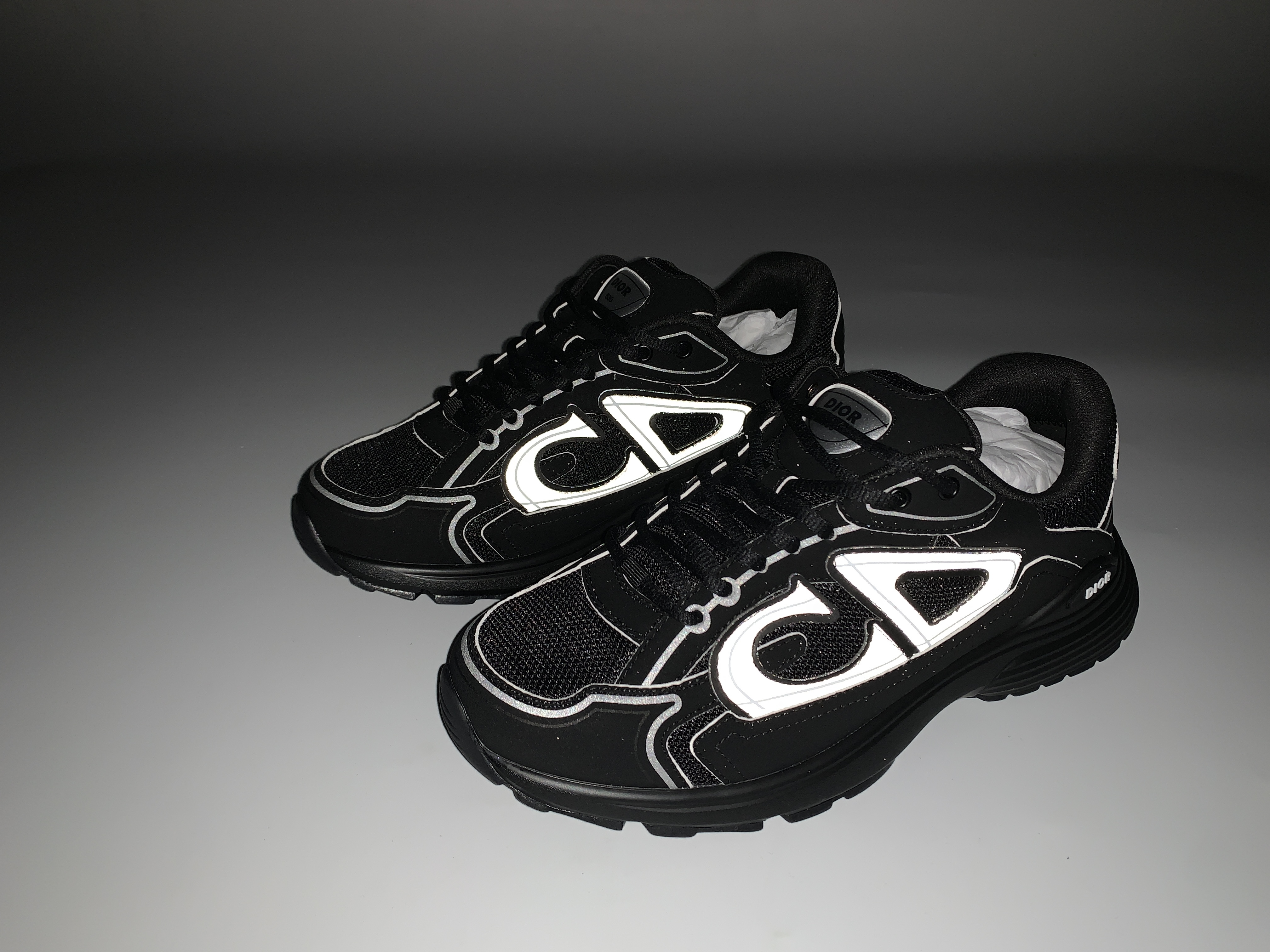 PKGoden Dior B30 Light Grey Sneakers New Reflective 3SN27ZIR-16536