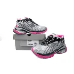 Uabat Balenciaga 7th Runner Silver Red 677402 W3RB2 9155