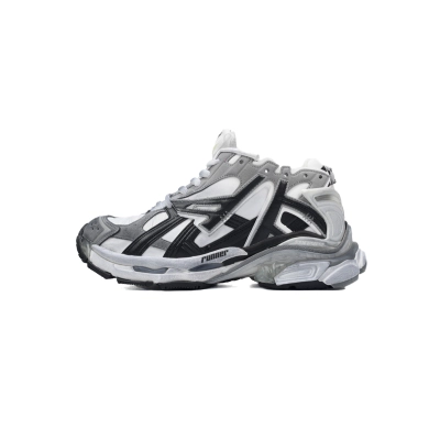 LJR Balenciaga 7th Runner White Black Gray 677402 W3RB2 9012 01