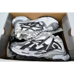 Uabat Balenciaga 7th Runner White Black Gray 677402 W3RB2 9012