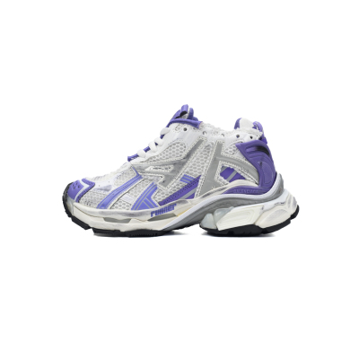 LJR Balenciaga 7th Runner White Purple 677402 W3RB2 5901