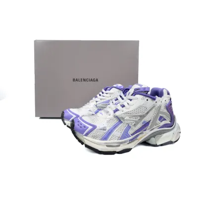 Uabat Balenciaga 7th Runner White Purple 677402 W3RB2 5901 02