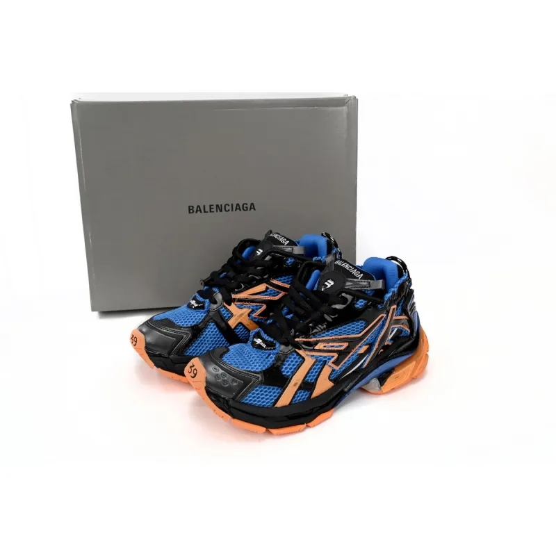 Uabat Balenciaga 7th Runner Blue Yellow Black 677402 W3RB2 1120
