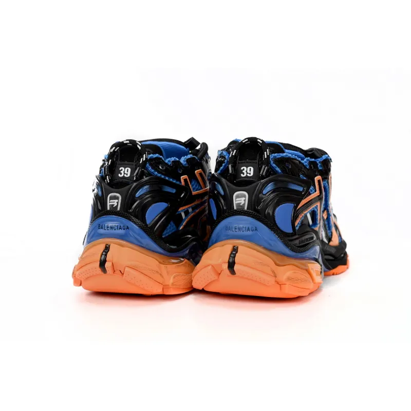 Uabat Balenciaga 7th Runner Blue Yellow Black 677402 W3RB2 1120