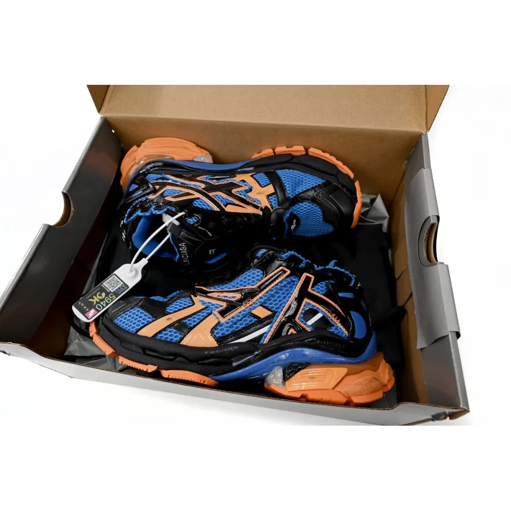 Uabat Balenciaga 7th Runner Blue Yellow Black 677402 W3RB2 1120