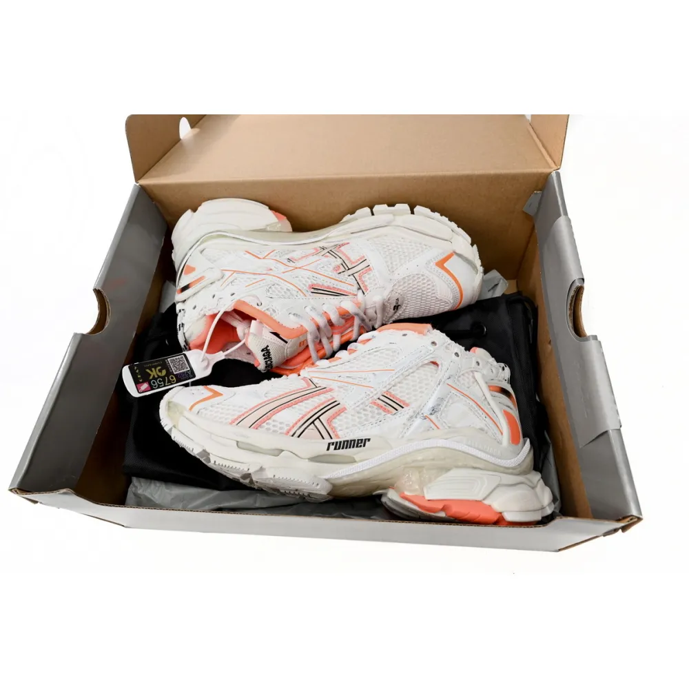 Uabat Balenciaga 7th Runner White Orange 677402 W1RB2 2115