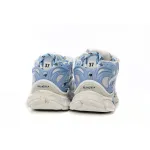 Uabat Balenciaga 7th Runner White Light Blue 677402 W3RB2 9744