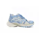 Uabat Balenciaga 7th Runner White Light Blue 677402 W3RB2 9744