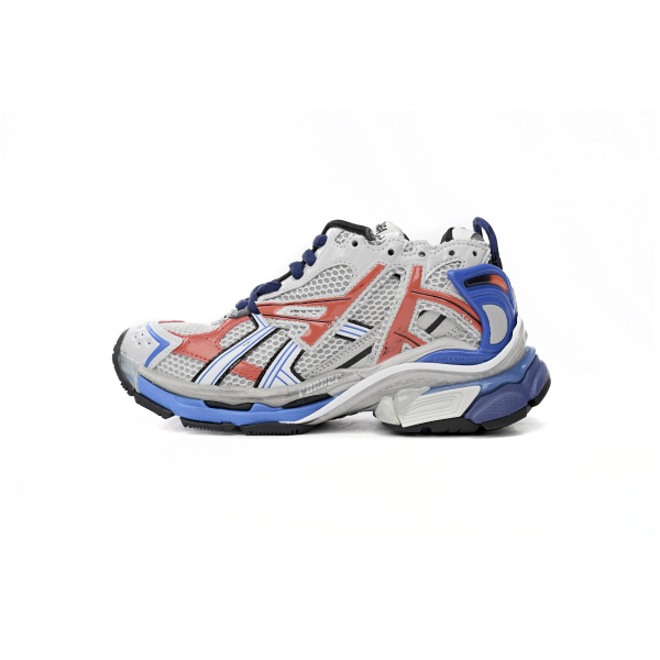 LJR Balenciaga 7th Runner White Blue Orange 677402 W3RB6 1264