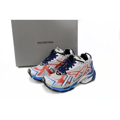 Uabat Balenciaga 7th Runner White Blue Orange 677402 W3RB6 1264 02