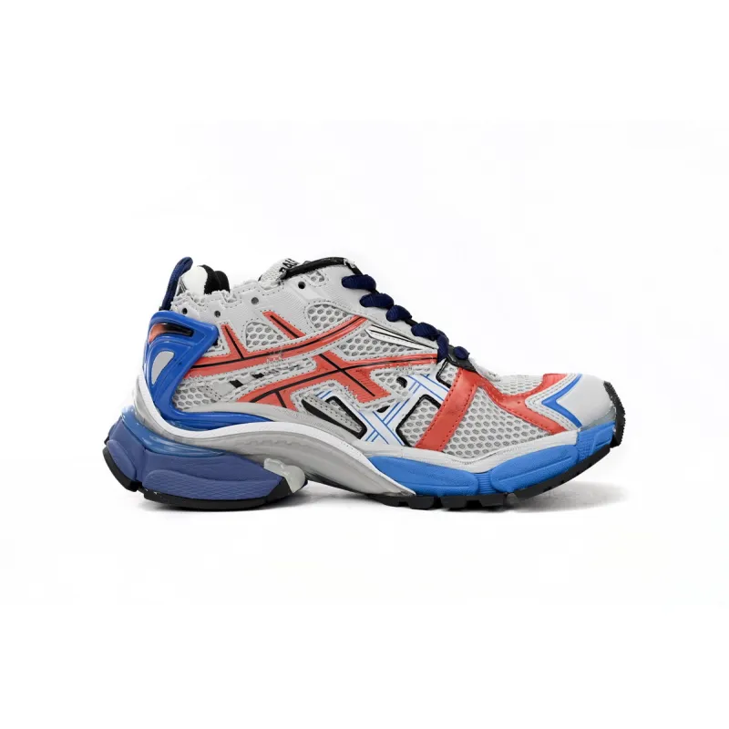 Uabat Balenciaga 7th Runner White Blue Orange 677402 W3RB6 1264