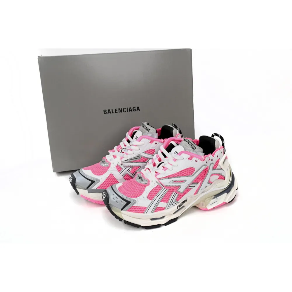 Uabat Balenciaga 7th White Red Powder 677402 W3RBN 9155