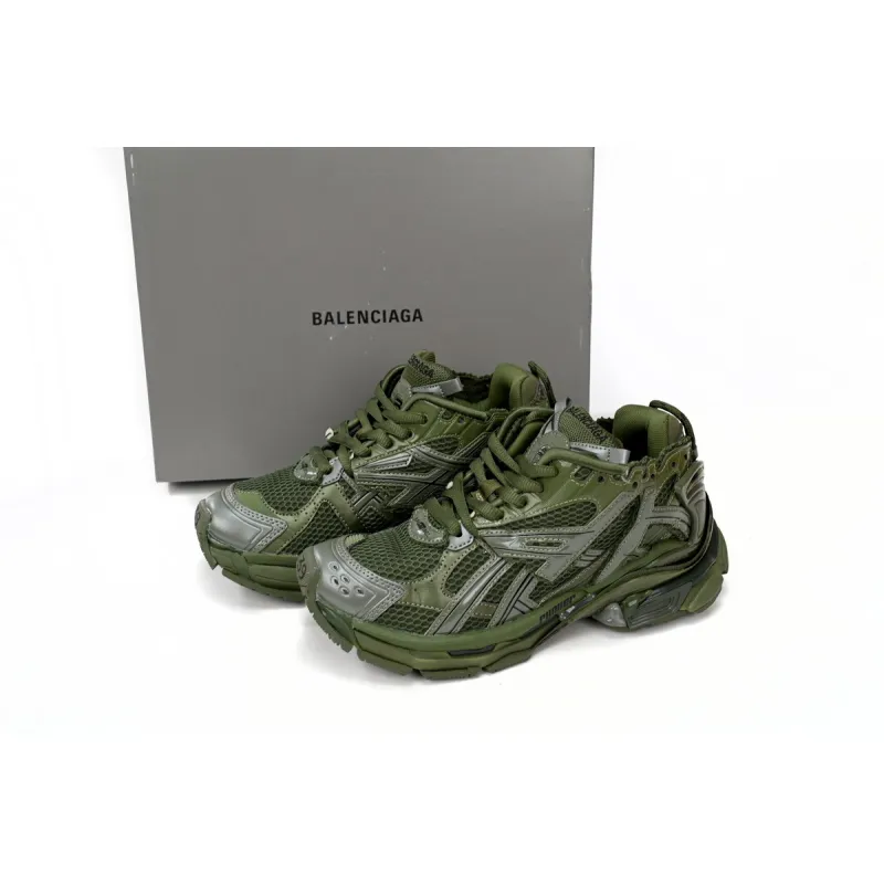 Uabat Balenciaga 7th Army Green 677402 W1RN3 2025