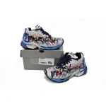 Uabat Balenciaga 7th Runner White And Blue Printing 677402 W3RB6 1264