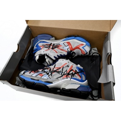 PKGoden Balenciaga 7th Runner White And Blue Printing 677402 W3RB6 1264