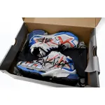 Uabat Balenciaga 7th Runner White And Blue Printing 677402 W3RB6 1264