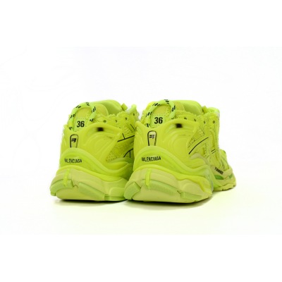 LJR Balenciaga 7th Runner Fluorescent Green 677402 W3RB4 7510