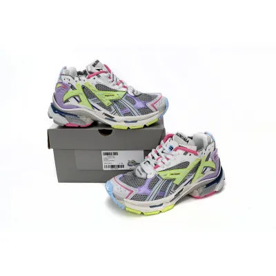 Uabat Balenciaga 7th Runner White Yellow Purple 677402 W3RH5 0308 02