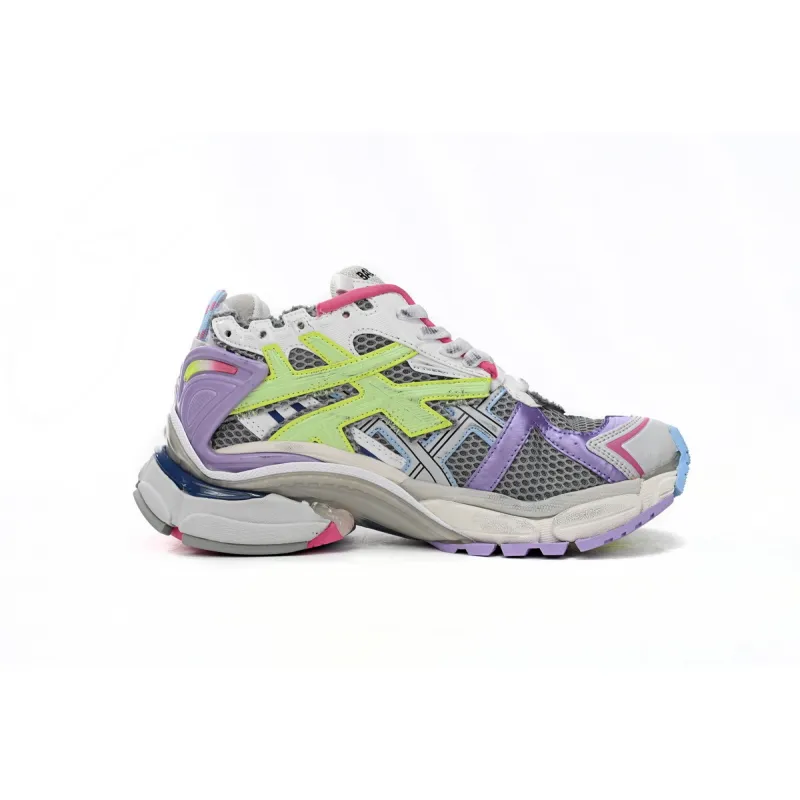 Uabat Balenciaga 7th Runner White Yellow Purple 677402 W3RH5 0308