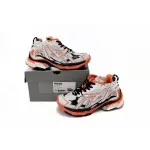 Uabat Balenciaga 7th Runner White Orange Black 677402 W3RB7 9051