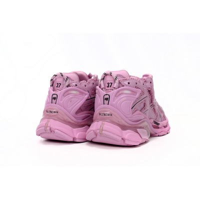 LJR Balenciaga 7th Runner Pink 677402 W3RB1 5000