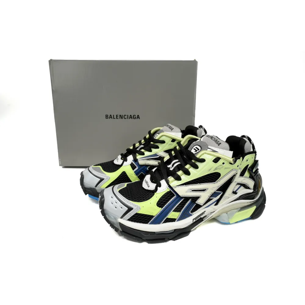 Uabat Balenciaga 7th Runner Black Green 677403W3RB55179
