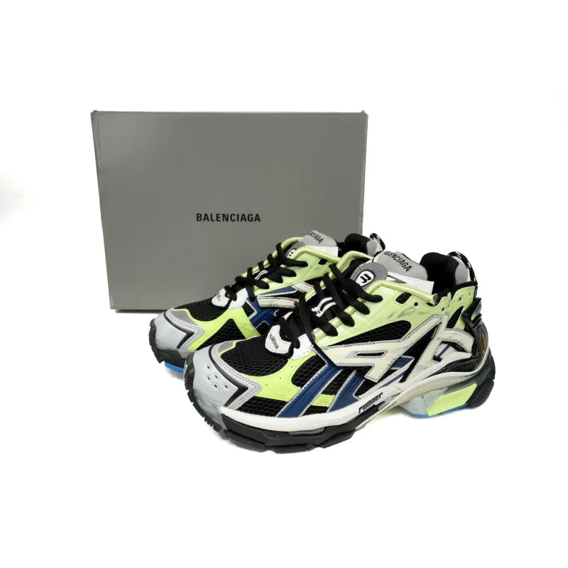 Uabat Balenciaga 7th Runner Black Green 677403W3RB55179