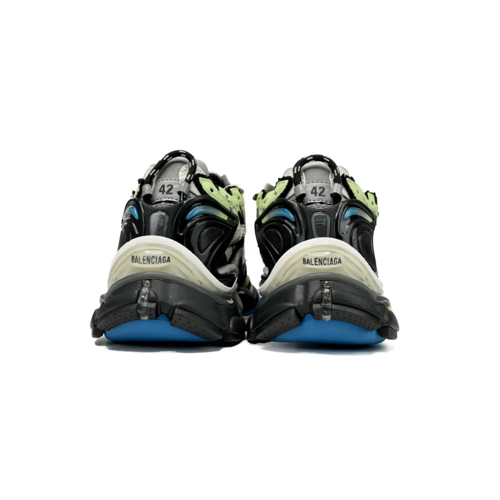 Uabat Balenciaga 7th Runner Black Green 677403W3RB55179