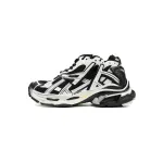 Uabat Balenciaga 7th Runner Black White 677403W3RB29010