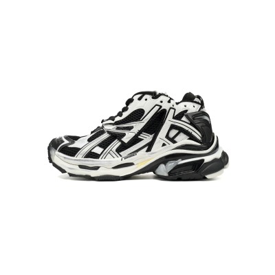 Uabat Balenciaga 7th Runner Black White 677403W3RB29010 01
