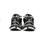 Uabat Balenciaga 7th Runner Black White 677403W3RB29010