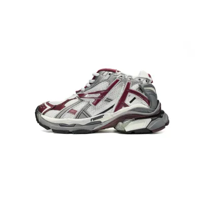 Uabat Balenciaga 7th Runner White Wine Red 677403W3RB39069 01