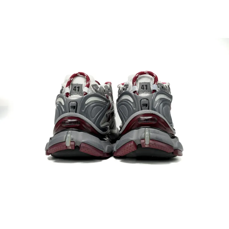 Uabat Balenciaga 7th Runner White Wine Red 677403W3RB39069